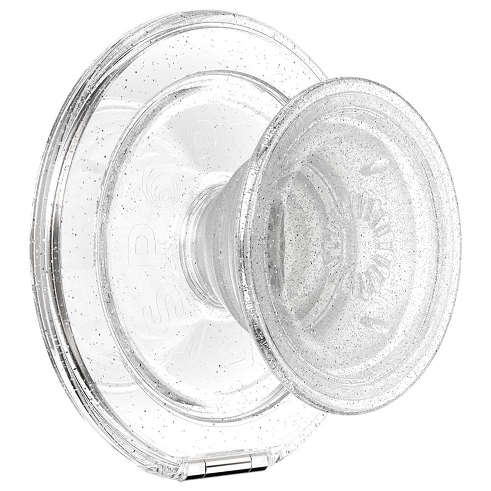 PopSockets MagSafe Circle Kick-Out PopGrip in Clear Glitter, , large