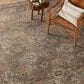 Amber Lewis x Loloi Billie 7"6" x 9"6" Aqua and Rust Area Rug, , large