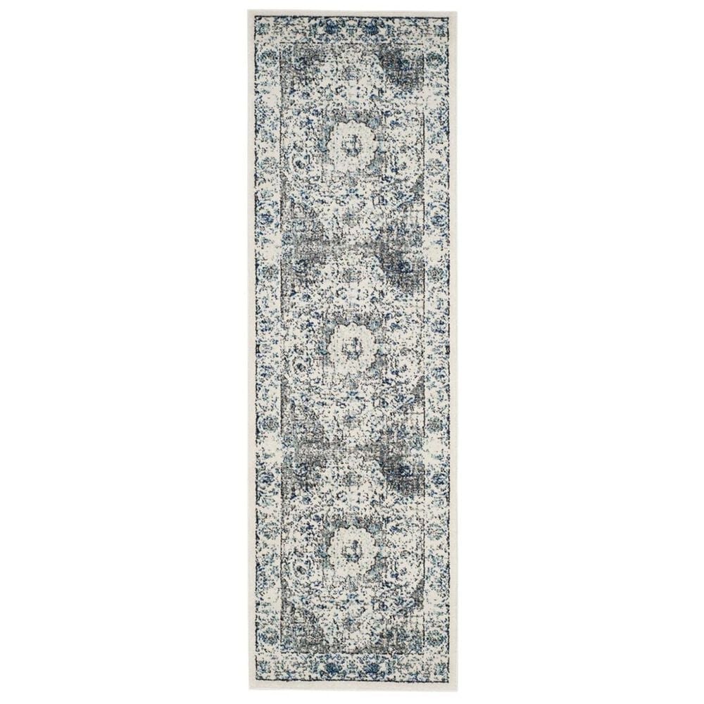 Safavieh Evoke EVK220D 2"2" x 19" Grey and Ivory Runner, , large