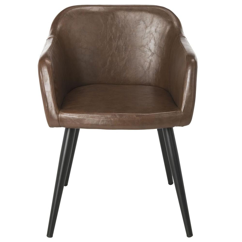 Safavieh Adalena Accent Chair in Brown, , large