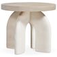 Bernhardt Antibes Round End Table in Roz and Pumice, , large