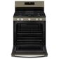 GE Appliances 30" Freestanding Gas Range with 5 Burners in Slate, , large