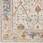 Surya Tuscany TUS-2330 Brown, Cream, Light Beige, Blue, Bright Yellow and Dusty Coral 12" x 15" Area Rug, , large