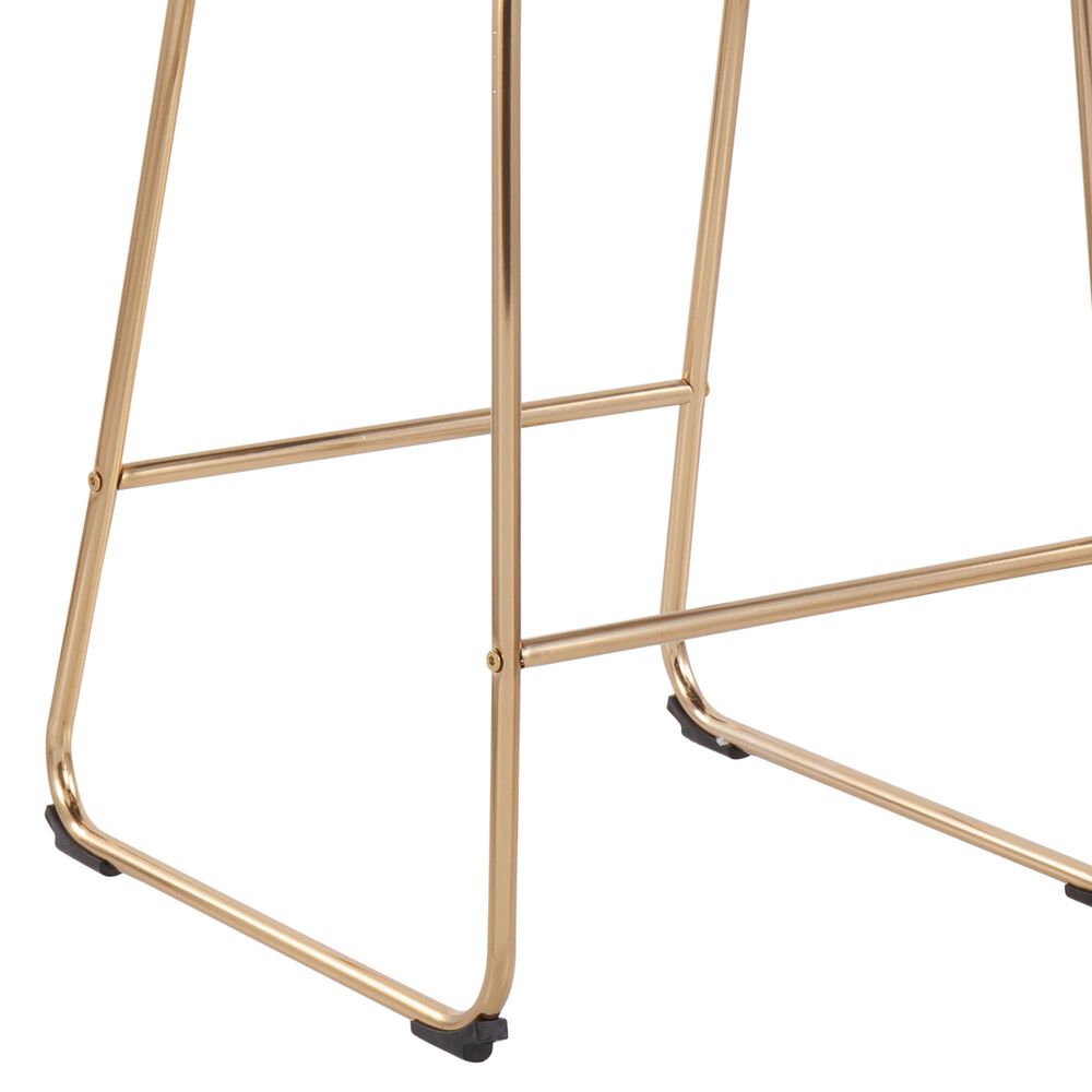 Lumisource Casper Counter Stool in Black/Gold &#40;Set of 2&#41;, , large