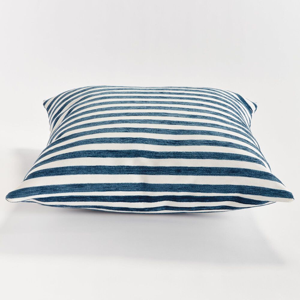 Napa Home and Garden Gideon 24&quot; x 24&quot; Indoor/Outdoor Throw Pillow in Dark Blue, , large