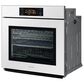 Samsung Bespoke 2-Piece Kitchen Package with White Bespoke 30" Single Wall Oven and Black 30" Induction Cooktop, , large