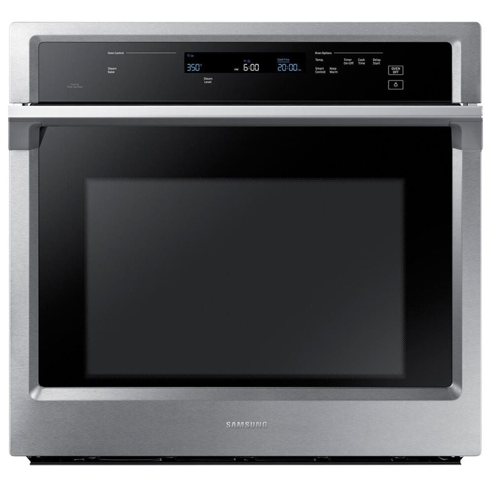 Samsung 30" Electric Wall Oven with Steam Cooking in Stainless Steel, , large