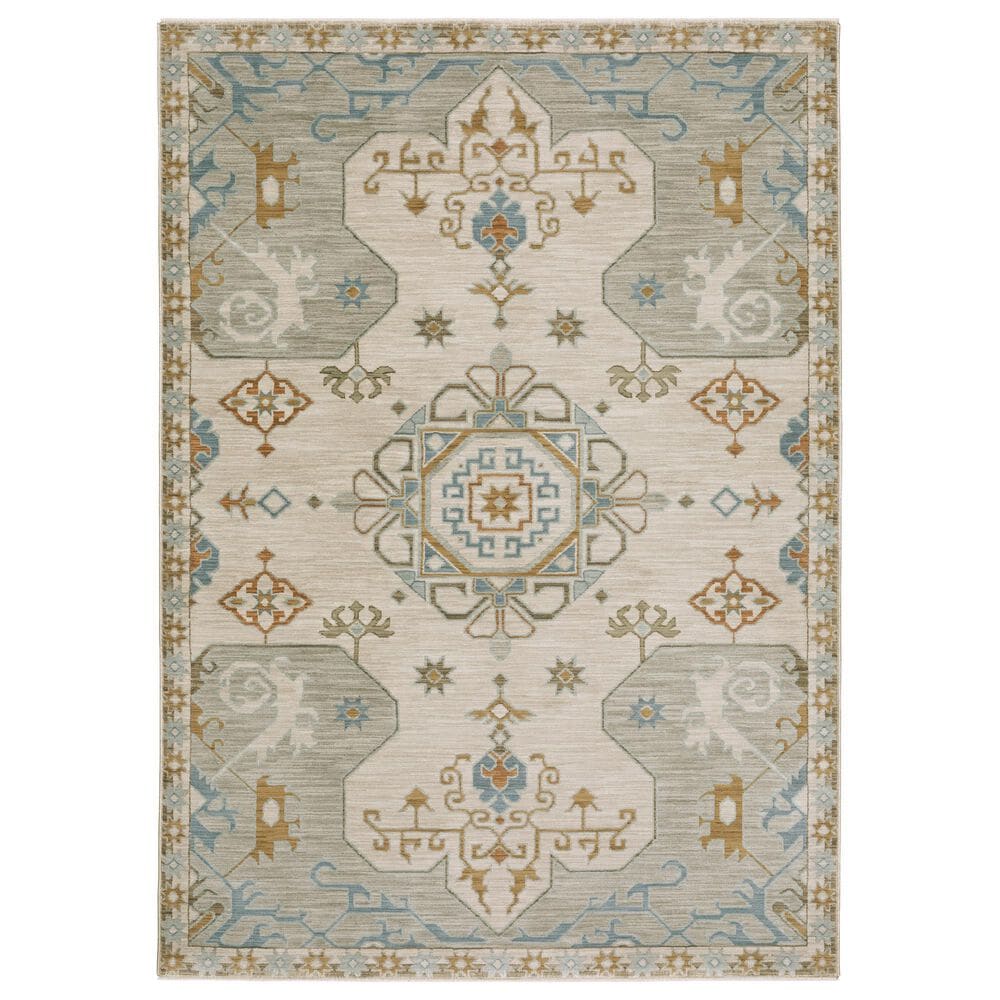 Oriental Weavers Maeve Beige and Grey 3"3" x 5" Area Rug, , large