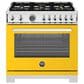 Bertazzoni Professional 5.9 Cu. Ft. Freestanding All Gas Range in Giallo, , large