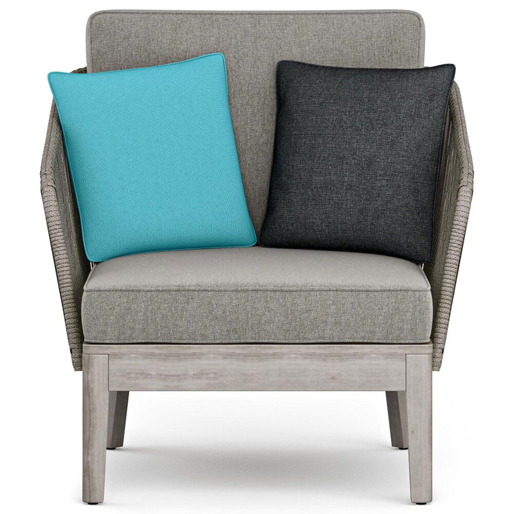 Hearth and Haven Carmel Outdoor Conversation Chair with Cushion in Sand Drift, , large