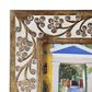 Maple and Jade Traditional Wood Photo Frame in Matte Brown and Whitewashed, , large