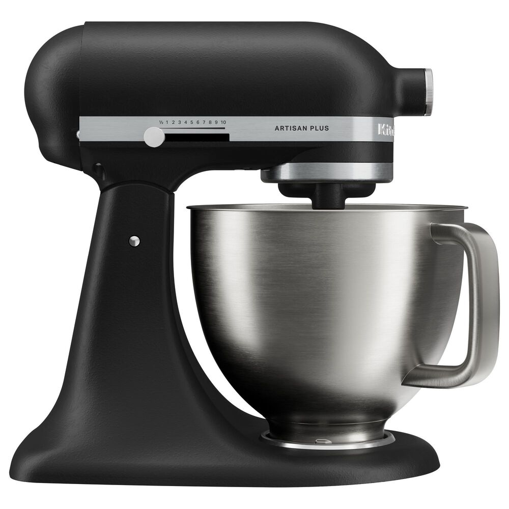 KitchenAid Artisan Plus 5-Quart Stand Mixer in Black Matte, , large
