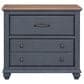 Legends Furniture Americana 2-Drawer Lateral File in Corduory Blue and Brown, , large