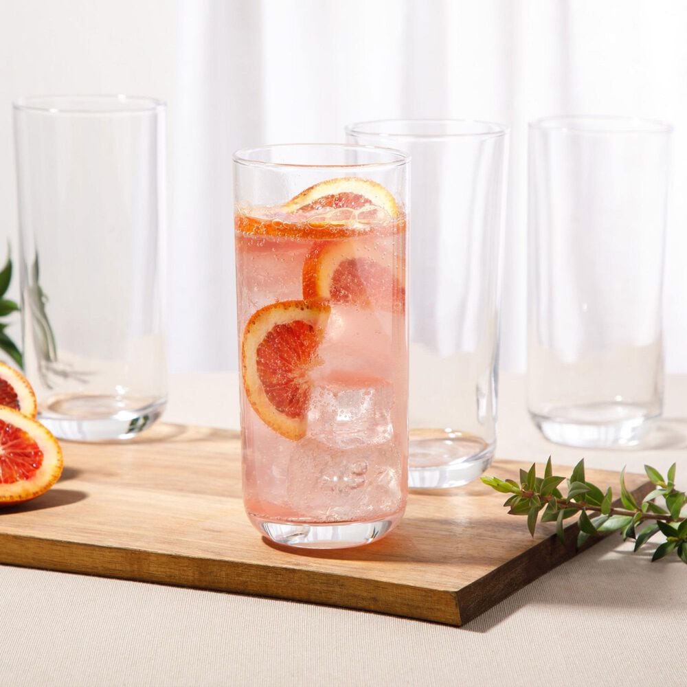 Gibson Overseas, Inc Emory 17 Oz Glass Tumbler in Clear (Set of 4), , large
