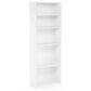 HOMLUX 5-Tier Display Bookshelf with Adjustable Shelves in White, , large