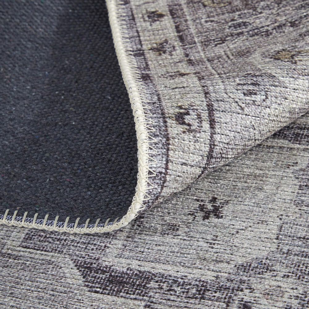 Feizy Percy 4&#39; x 6&#39; Gray and Ivory Area Rug, , large