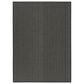 Nourison Horizon HOZ02 Black 6" x 9" Indoor/Outdoor Area Rug, , large