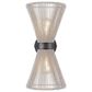Golden Lighting Avon 2-Light Wall Sconce in Matte Black, , large