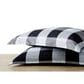 Pem America Truly Soft Everyday 3-Piece Full/Queen Comforter Set in Black and White, , large