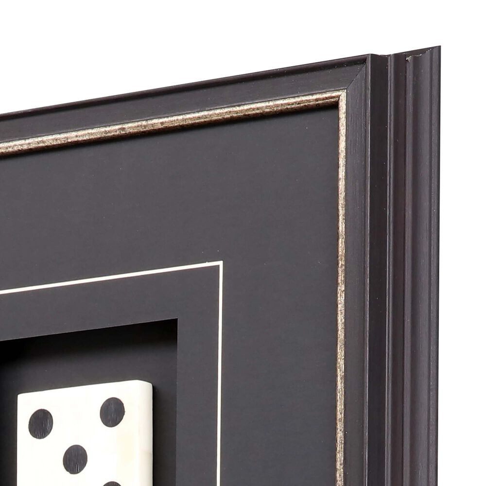 Paragon Dominoes 18&quot; x 15&quot; Wall Art in Black &#40;Set of 4&#41;, , large