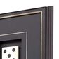 Paragon Dominoes 18" x 15" Wall Art in Black (Set of 4), , large