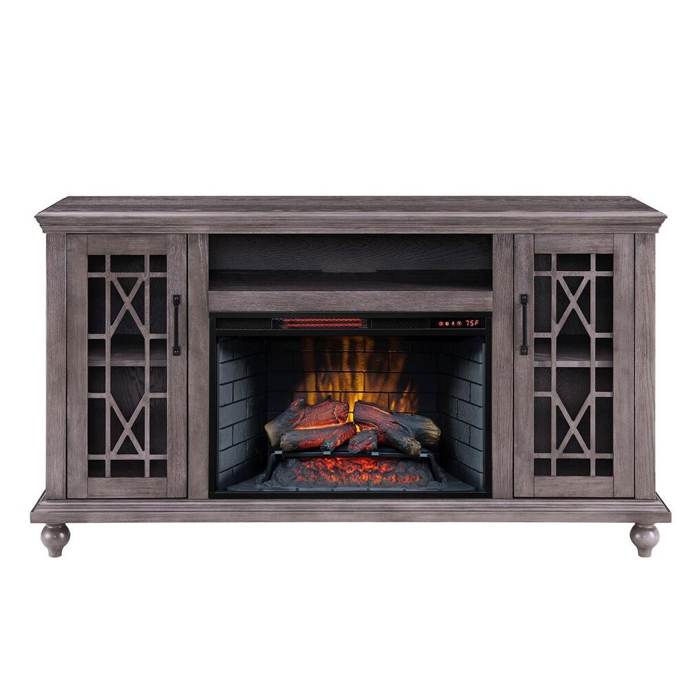 Greentouch USA Greenpoint 63" Console with Fireplace in Cashmere, , large