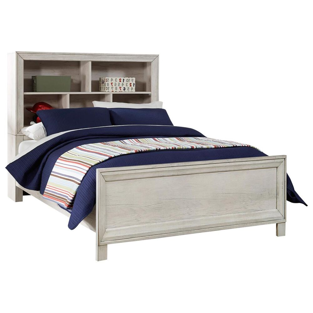 Samuel Lawrence Riverwood Full Bookcase Bed in Whitewashed, , large