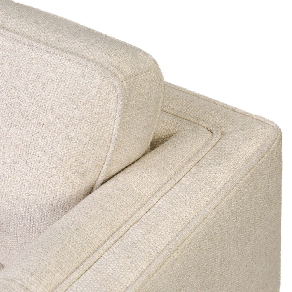 Four Hands Kiera Swivel Chair in Thames Cream, , large