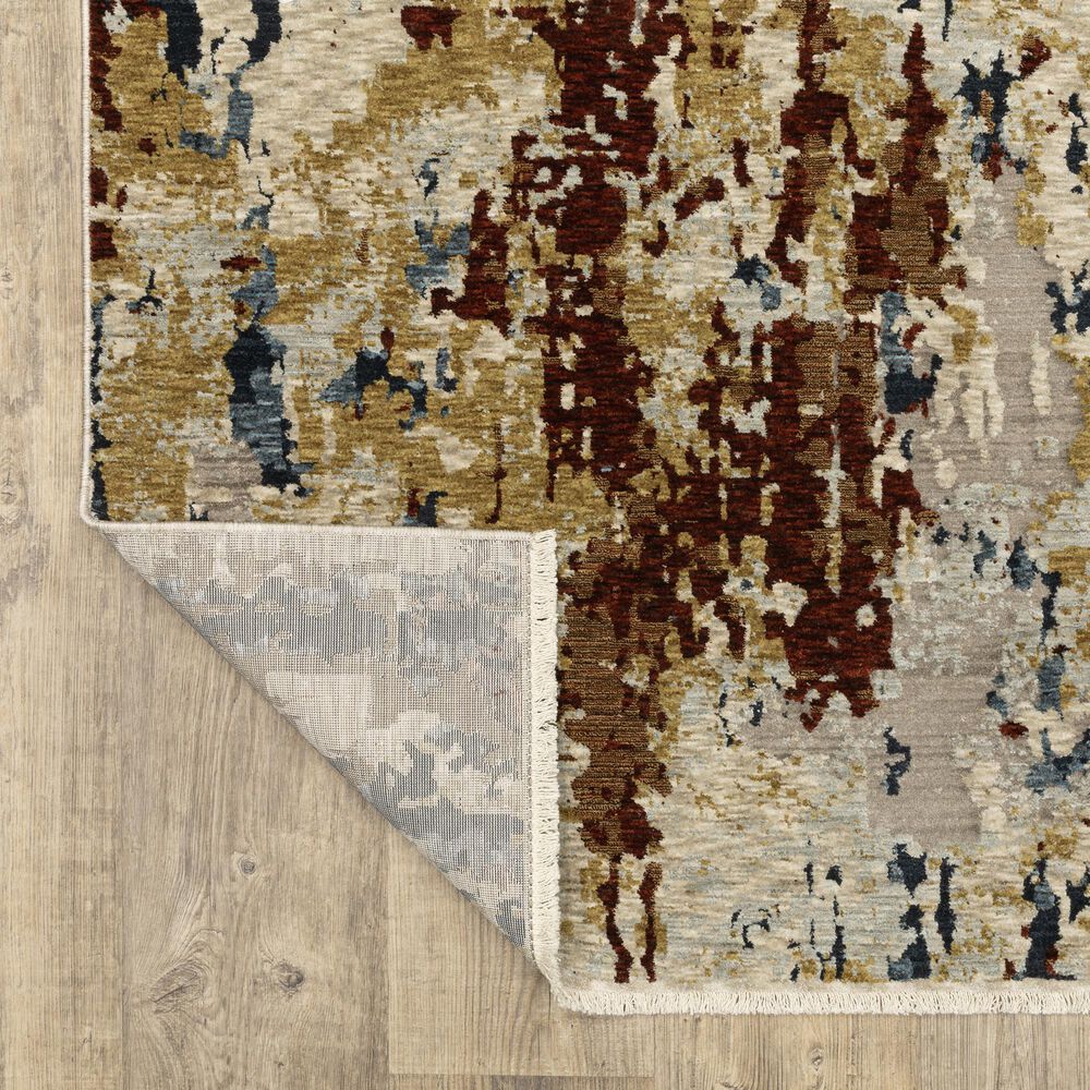 Oriental Weavers Capella Abstract Beige and Multicolor 6&#39;7&quot; x 9&#39;6&quot; Area Rug, , large