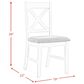Mayberry Hill Summerville 6-Piece Rectangular Dining Set in Oak and Antique White, , large