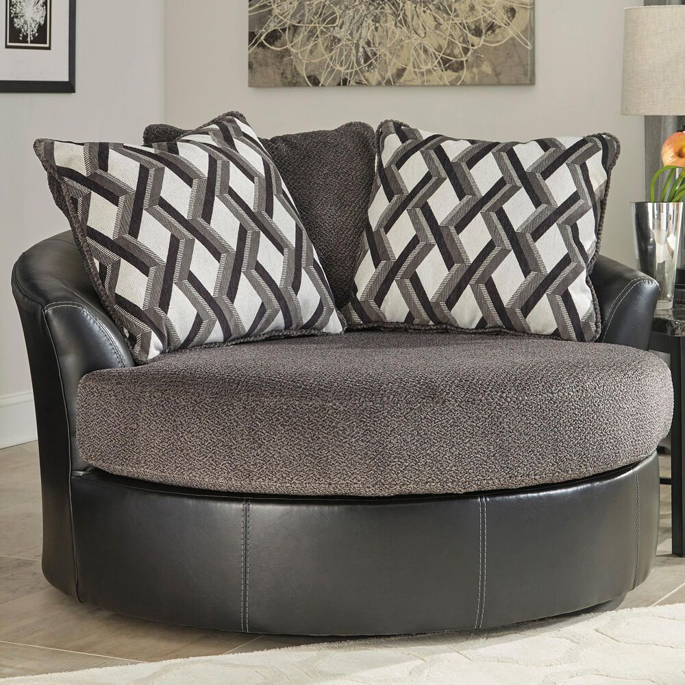 signature-design-by-ashley-kumasi-oversized-swivel-accent-chair-with-pillows-in-smoke-nebraska-furniture-mart