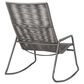 Ebel Outdoor Furniture Cabana Patio High Back Rocker Chair in Fog and Graphite, , large