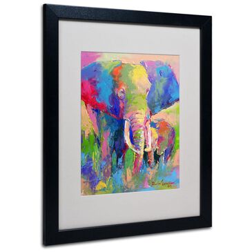 Timberlake Richard Wallich "Elephant 1" Matted Framed Art, , large