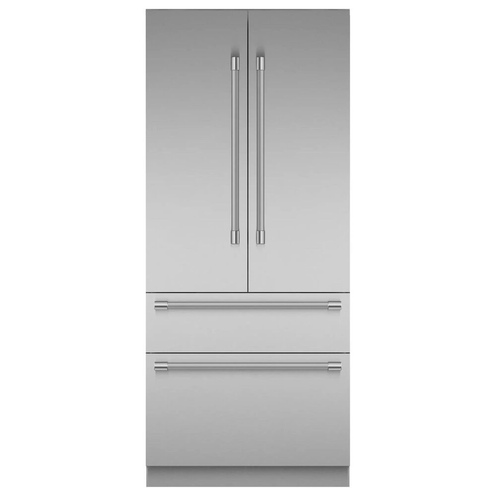 Thermador 18.9 Cu. Ft. 36"" Built-in French Door Bottom Freezer Refrigerator with Professional Handle in Stainless Steel, , large