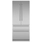 Thermador 18.9 Cu. Ft. 36"" Built-in French Door Bottom Freezer Refrigerator with Professional Handle in Stainless Steel, , large