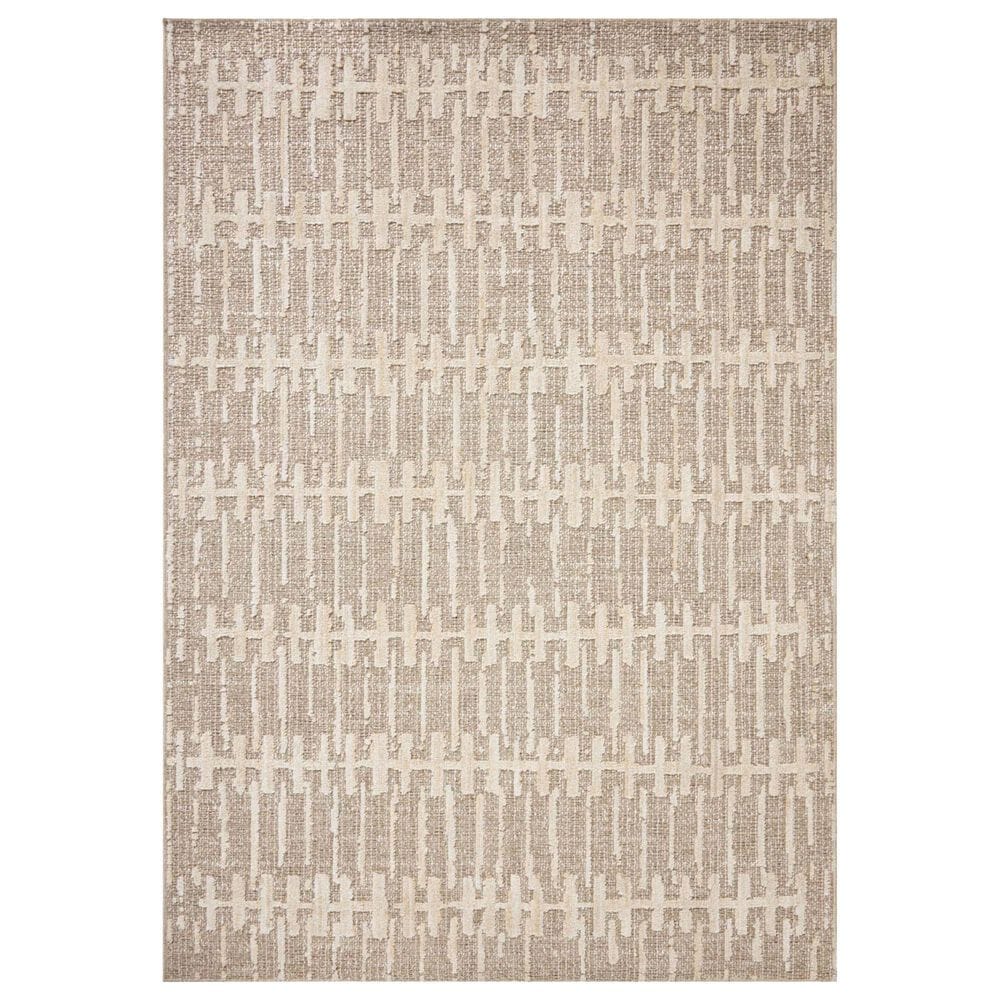 Amber Lewis x Loloi Bexley Taupe and Natural 2"7" x 4" Area Rug, , large