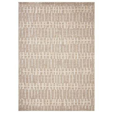 Amber Lewis x Loloi Bexley Taupe and Natural 2"7" x 4" Area Rug, , large