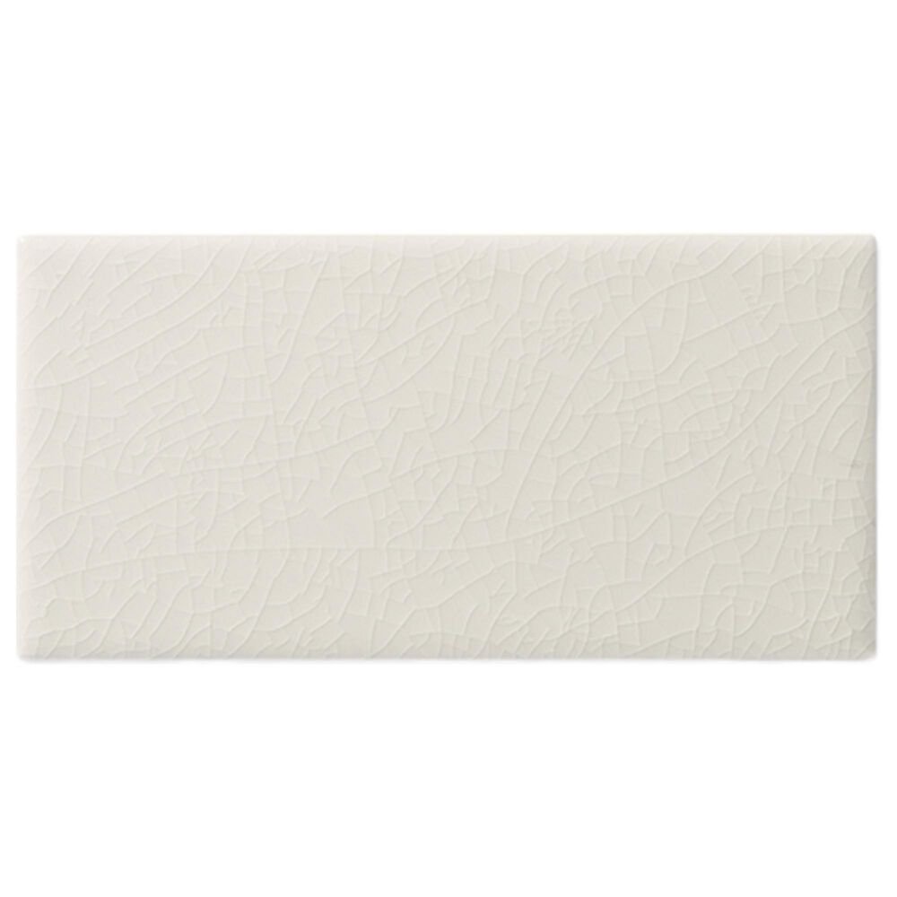 Elon Hampton White Glossy Ceramic Tile, , large