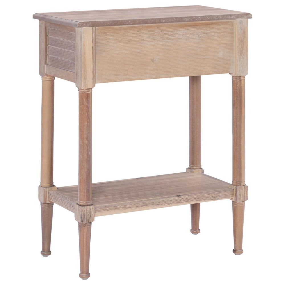 Linon Home Decor Seaboard Accent Table in Natural, , large