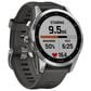 Garmin Fenix 7S Standard Edition Smartwatch in Silver with Graphite Band, , large