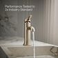 Kohler Occasion Single-Handle Bathroom Sink Faucet in Vibrant Brushed Bronze, , large