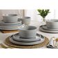 Gibson Homewares Dempsey Road 12-Piece Dinnerware Set in Matte Grey, , large