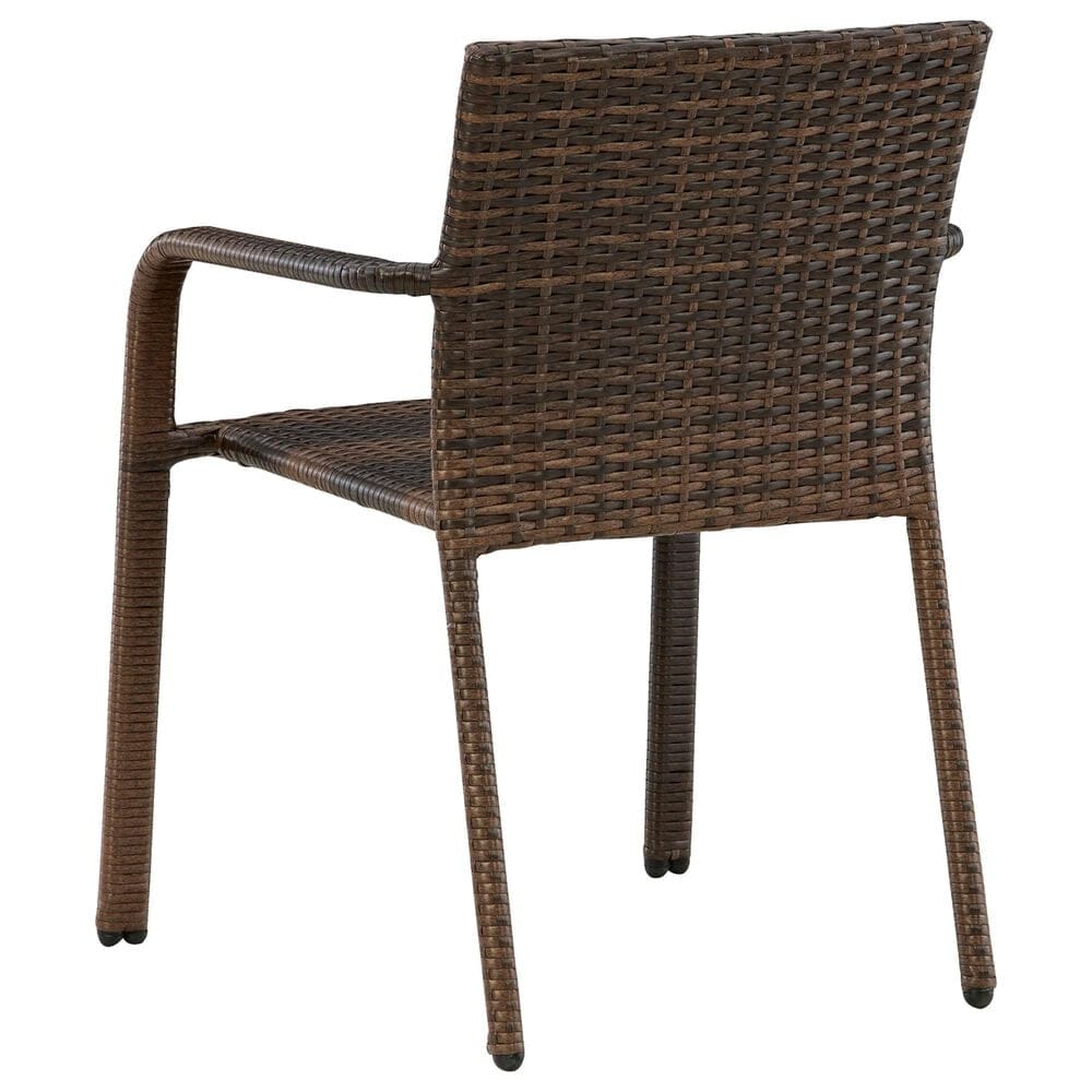 Ashley Mimis Reef 3-Piece Patio Bistro Set in Brown, , large