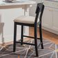 Linon Home Decor Jorissen Counter Stool in Dark Charcoal, , large