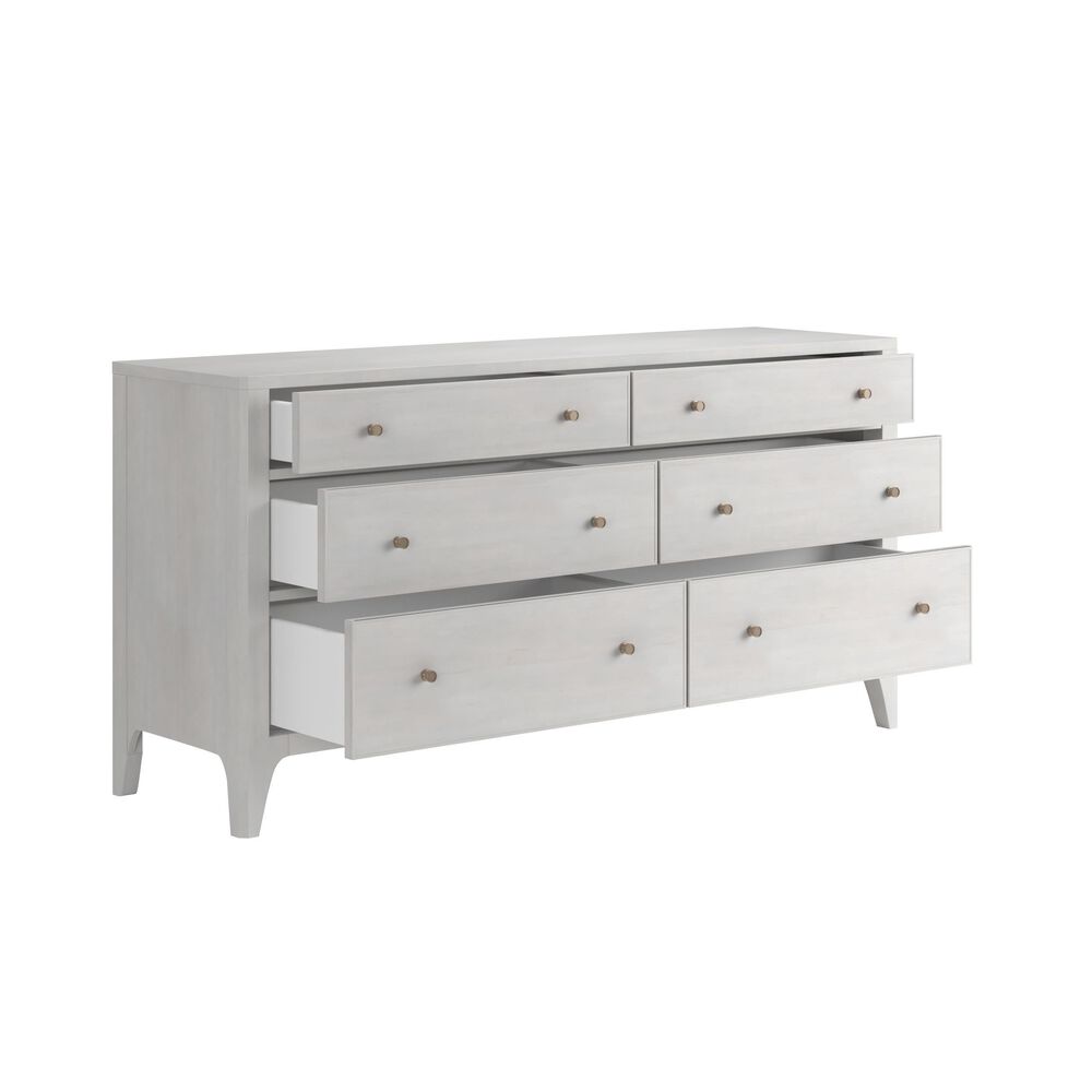 Vantage Mezzanine 6 Drawer Dresser Only in Dove Gray, , large