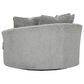 Ashley Casselbury Oversized Swivel Chair in Cement, , large