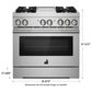 JennAir Rise 36" Professional Range with Griddle in Stainless Steel, , large