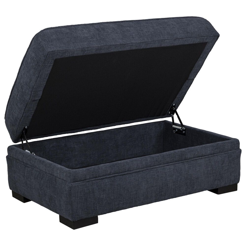 Jonathan Louis Storage Ottoman in Adelaide Jeans, , large