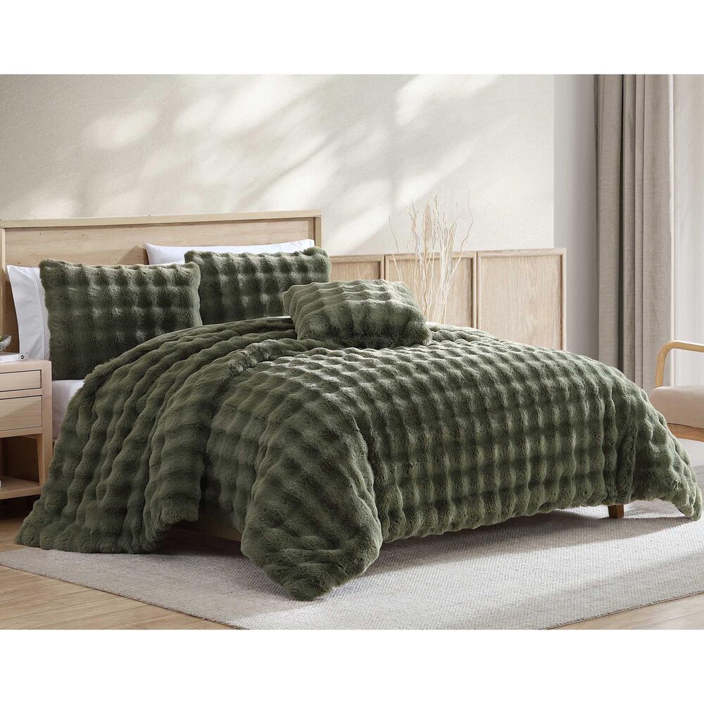 Hallmart Collectibles Bubble 20&quot; x 20&quot; Square Throw Pillow in Green, , large