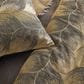 Ann Gish Fan Padded Throw in Umber and Gold, , large